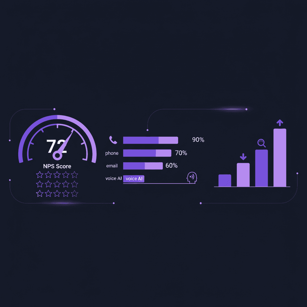 Encuestas NPS: Teléfono vs Email — La Voz Gana 3 a 1